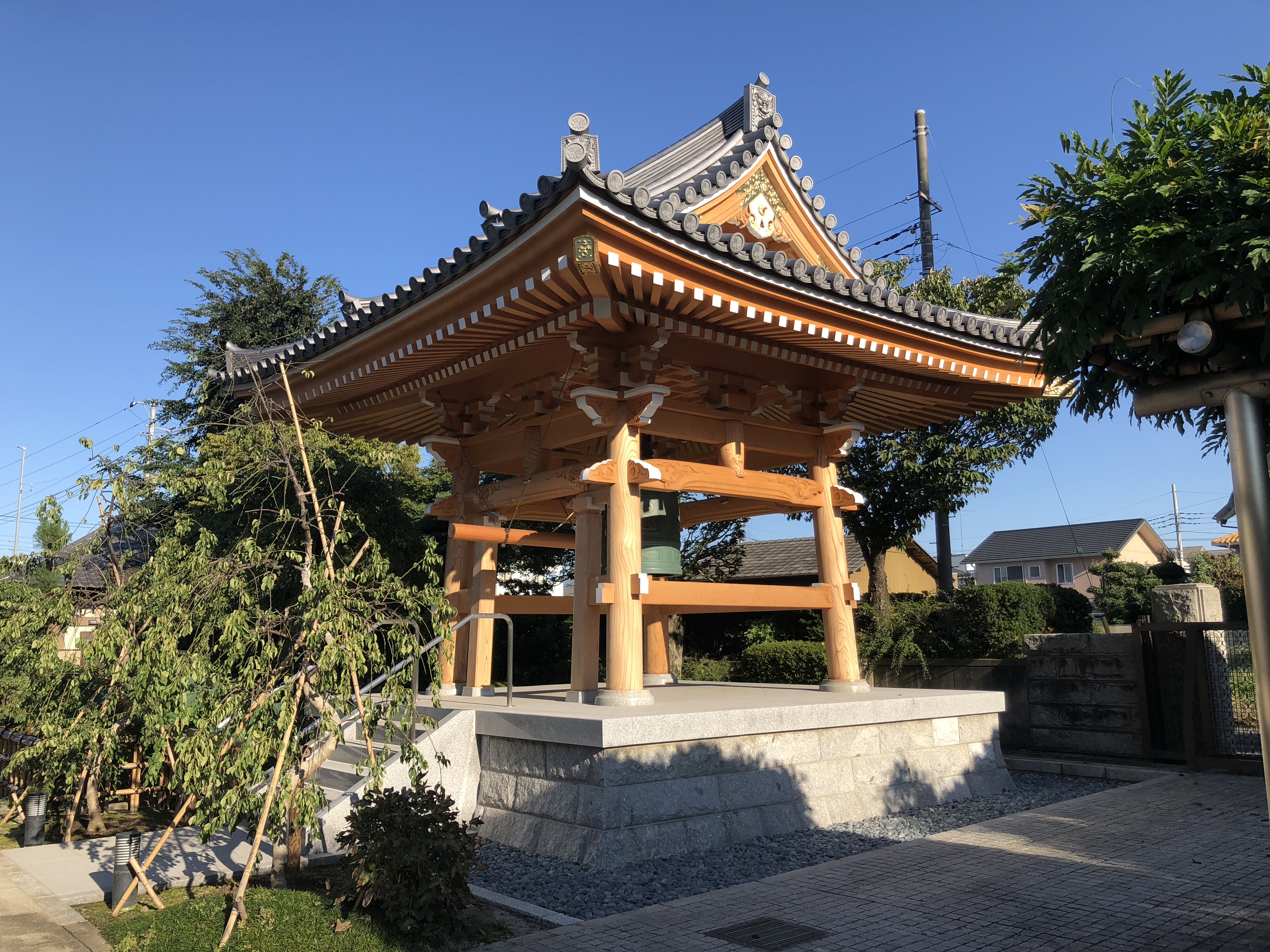 上尾のお寺様に寄りました。 梵鐘・仏像・銅像・寺院仏具の 老子製作所