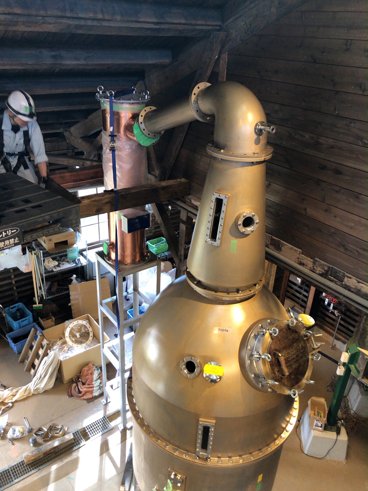 ZEMON、世界初！鋳物でウイスキー蒸留器製作！！除幕式！！！ | 梵鐘