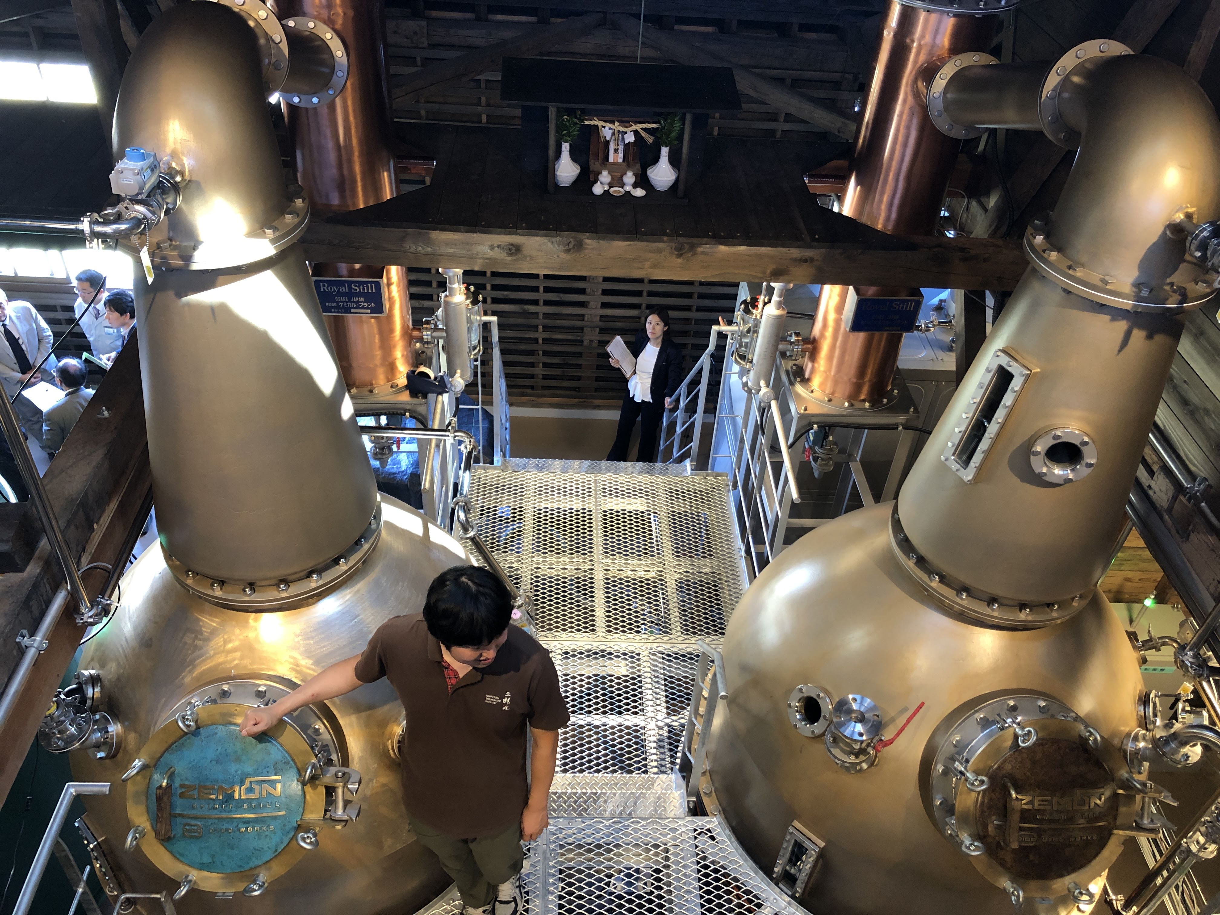 ZEMON、世界初！鋳物でウイスキー蒸留器製作！！除幕式！！！ | 梵鐘